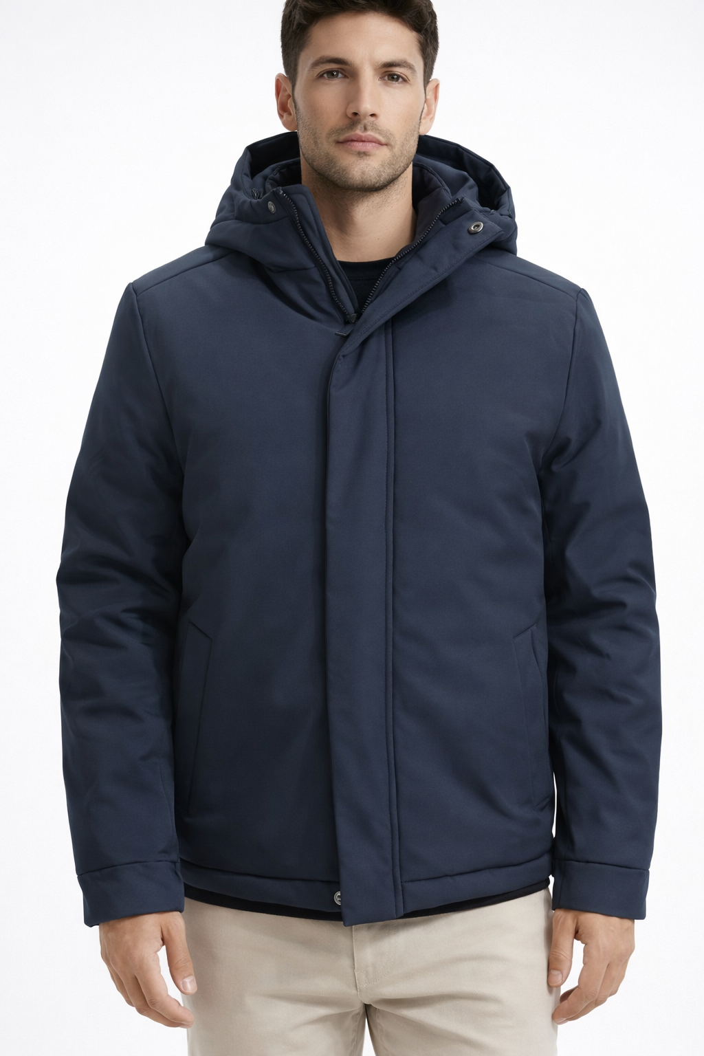 PARKA CORTO CON CAPPUCCIO