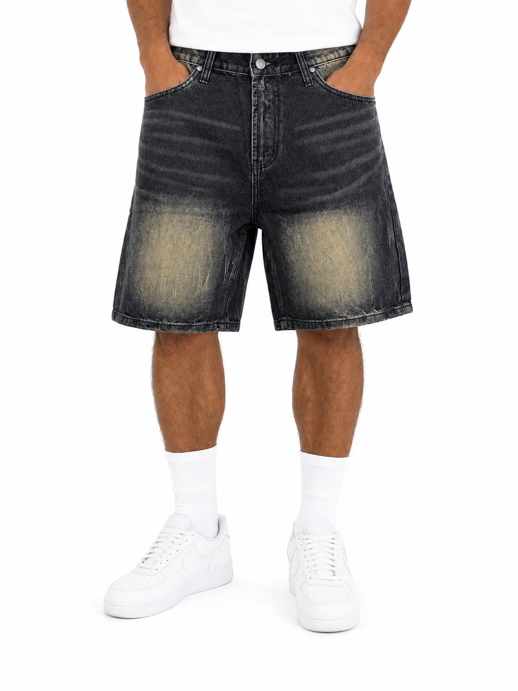 BERMUDA BAGGY FIT GRAY SABBIATO