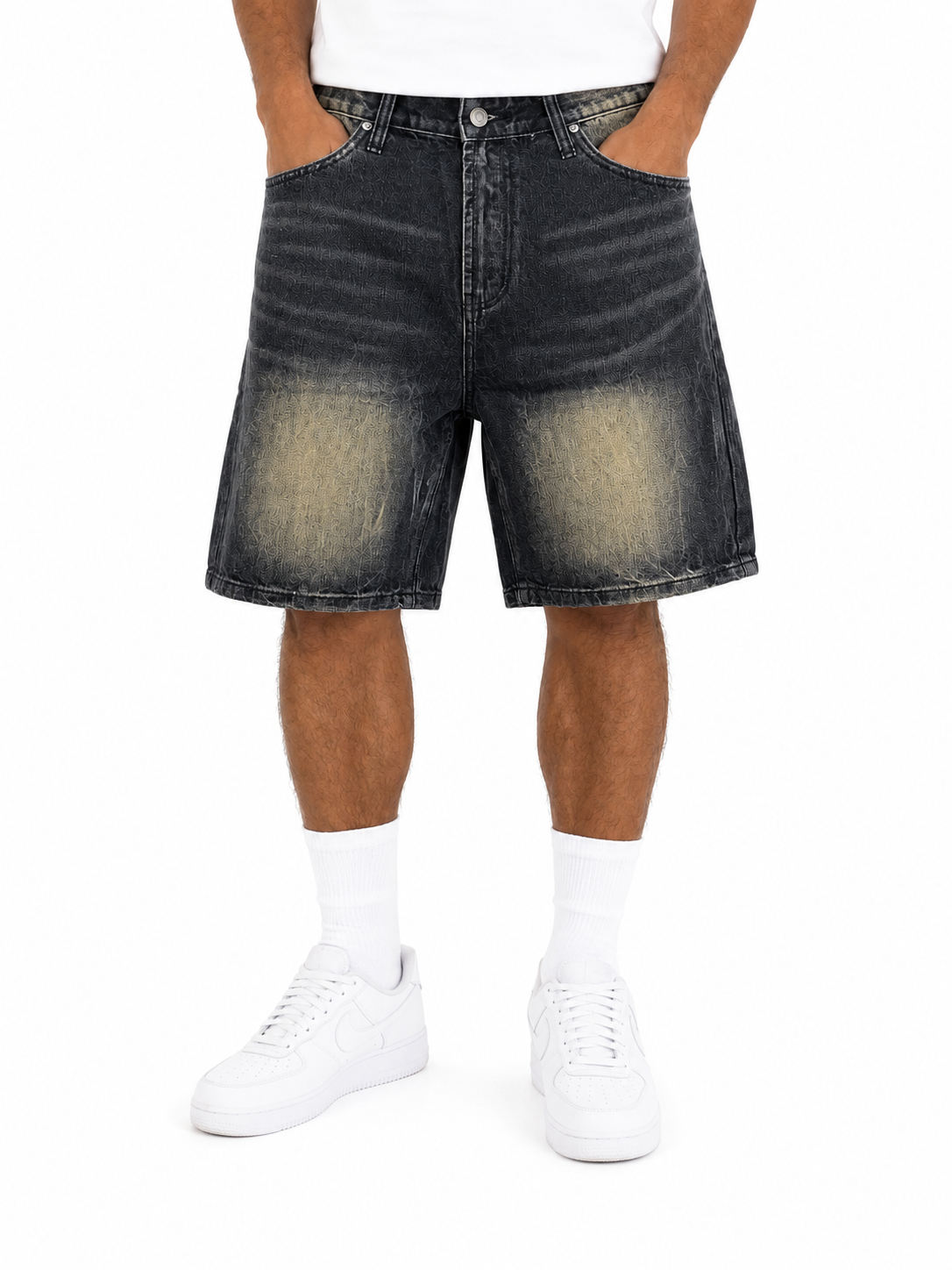 BERMUDA BAGGY FIT GRAY SABBIATO
