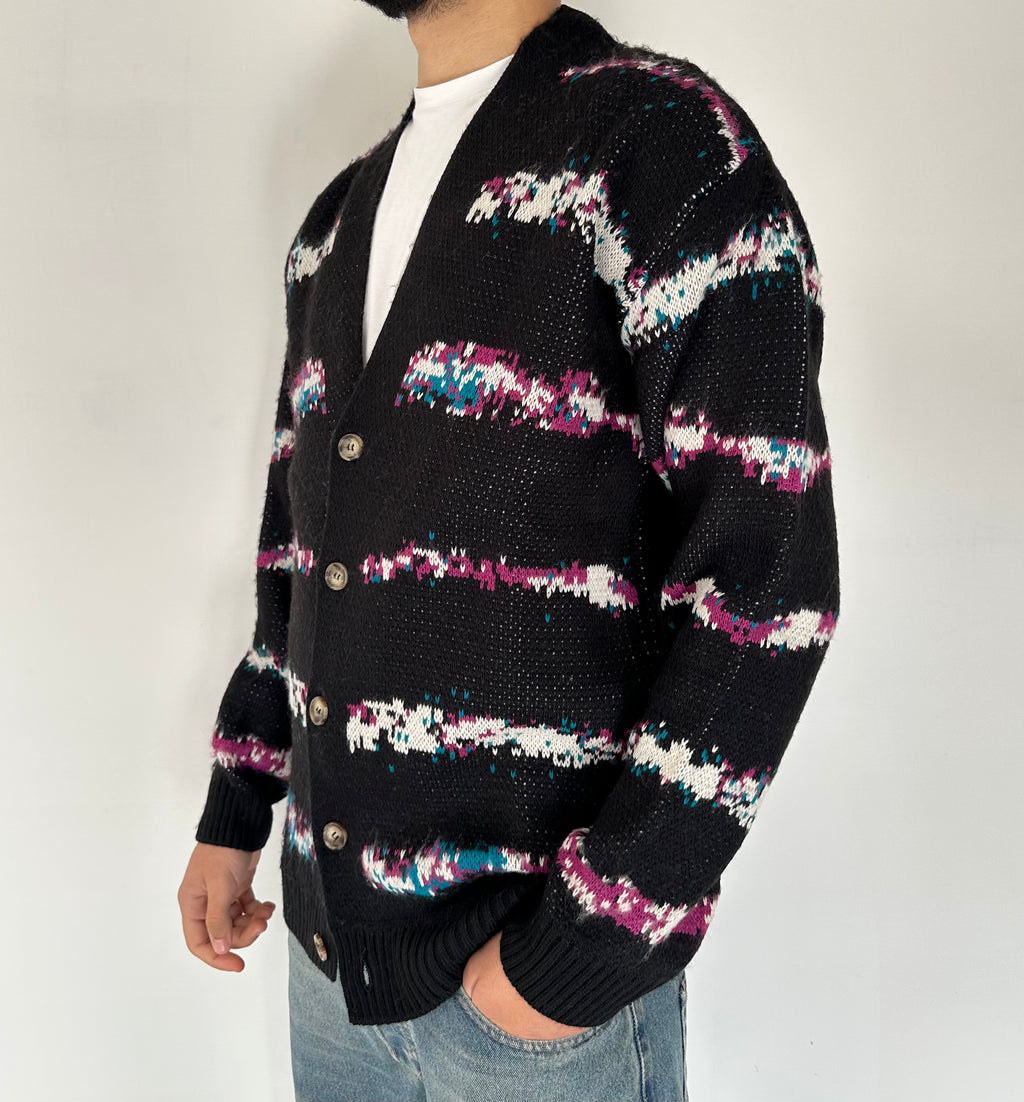 CARDIGAN FANTASIA ORIZZONTALE
