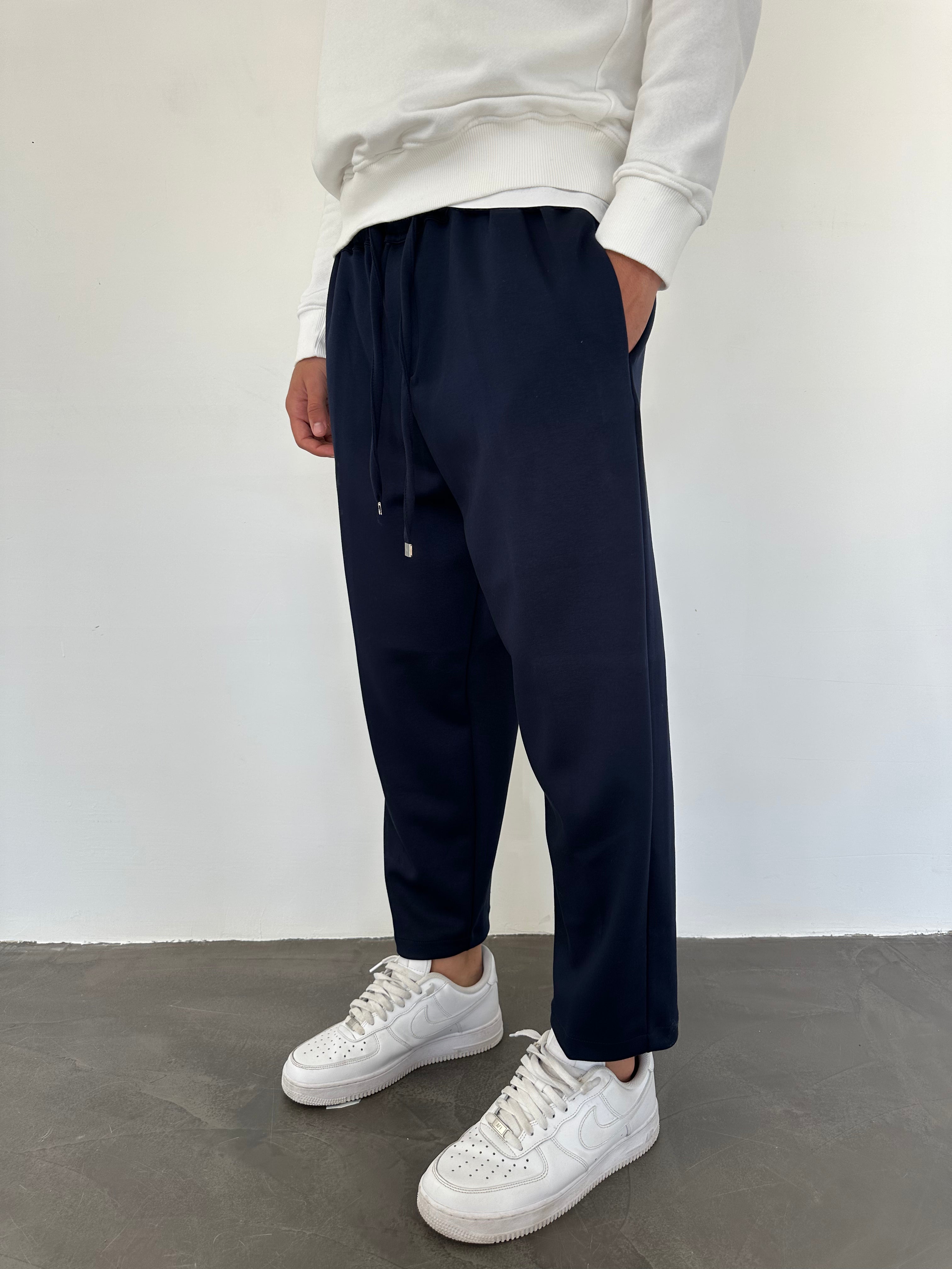 PANTALONE SCUBA IN TESSUTO TECNICO Why Not Brand BLU