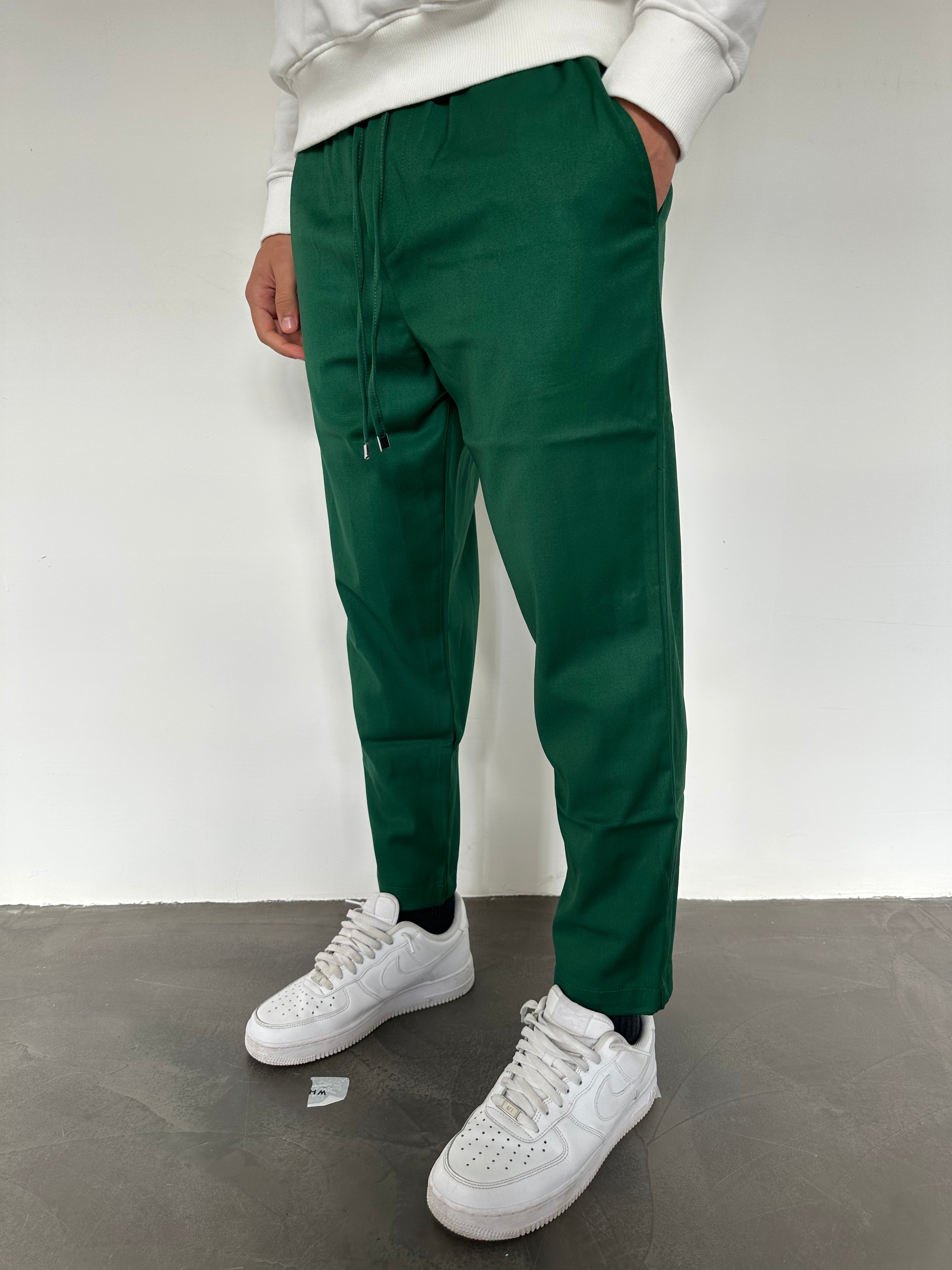 PANTALONE DEAN CON LACCIO Why Not Brand VERDE