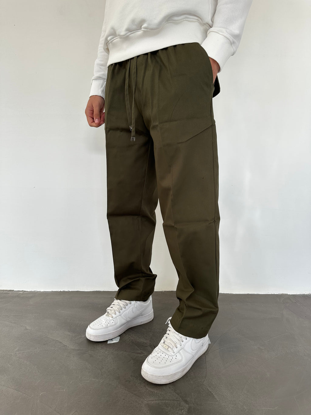 PANTALONE GABA Why Not Brand VERDE MILITARE