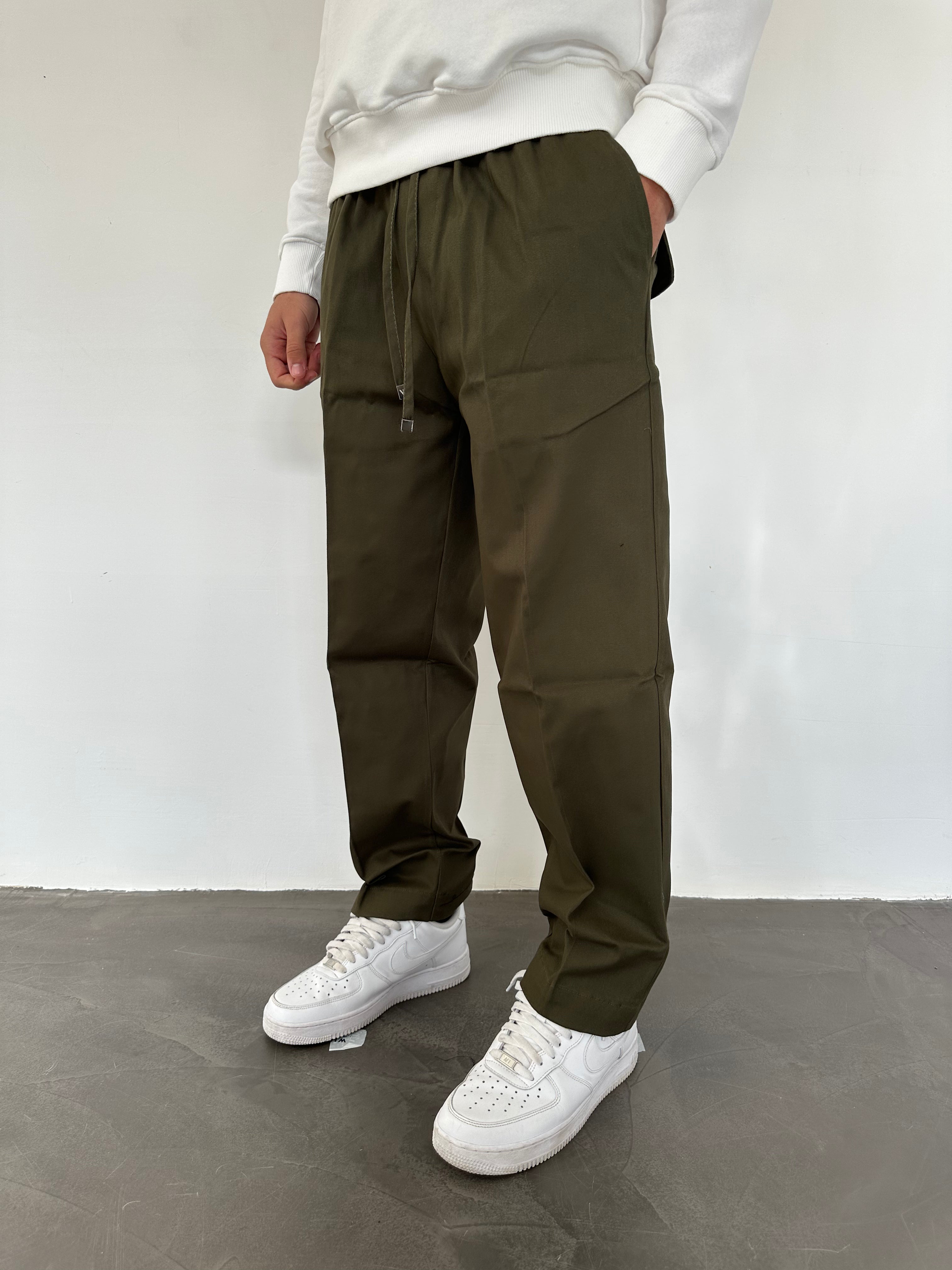 PANTALONE GABA Why Not Brand VERDE MILITARE