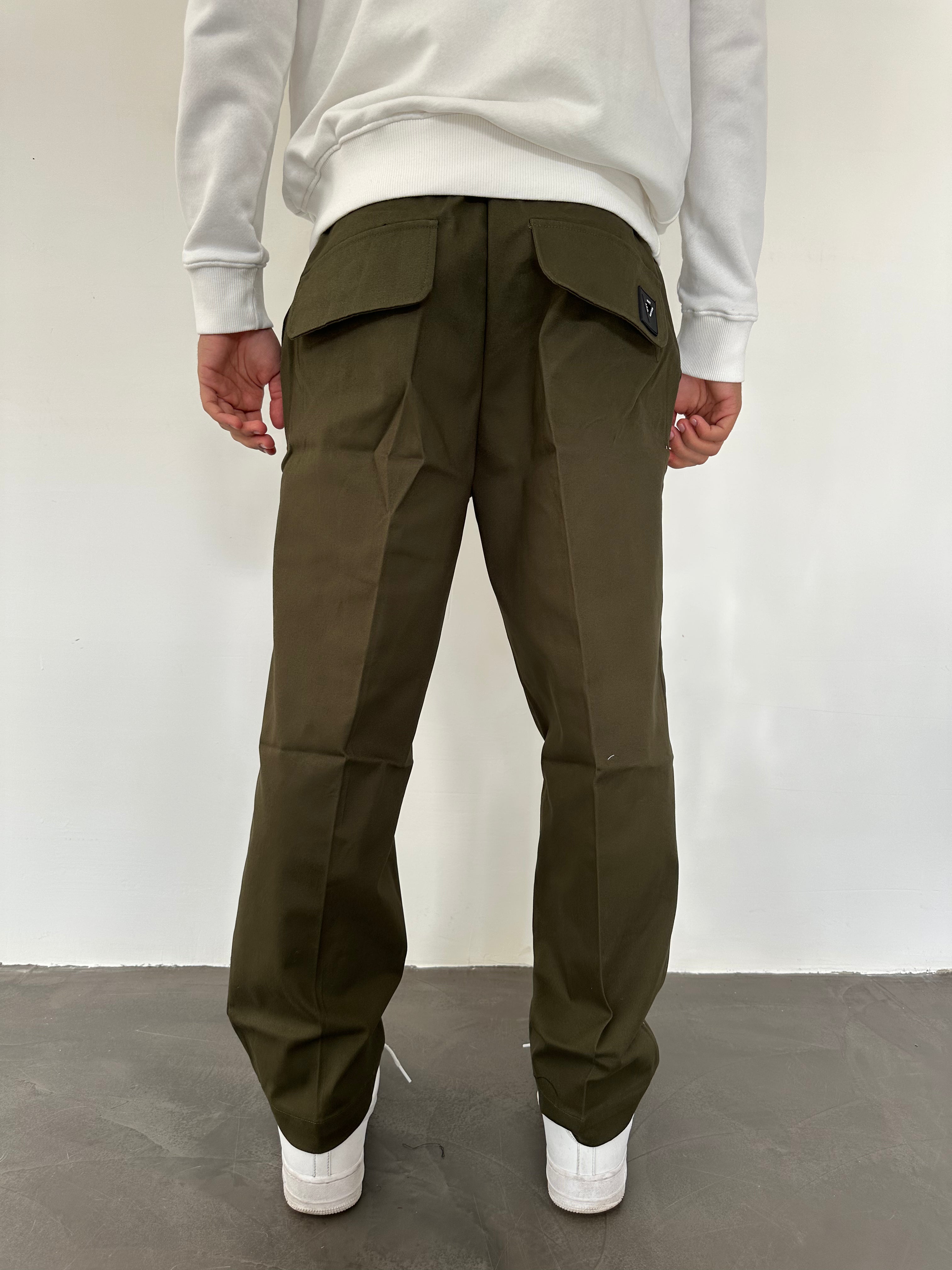 PANTALONE GABA Why Not Brand VERDE MILITARE