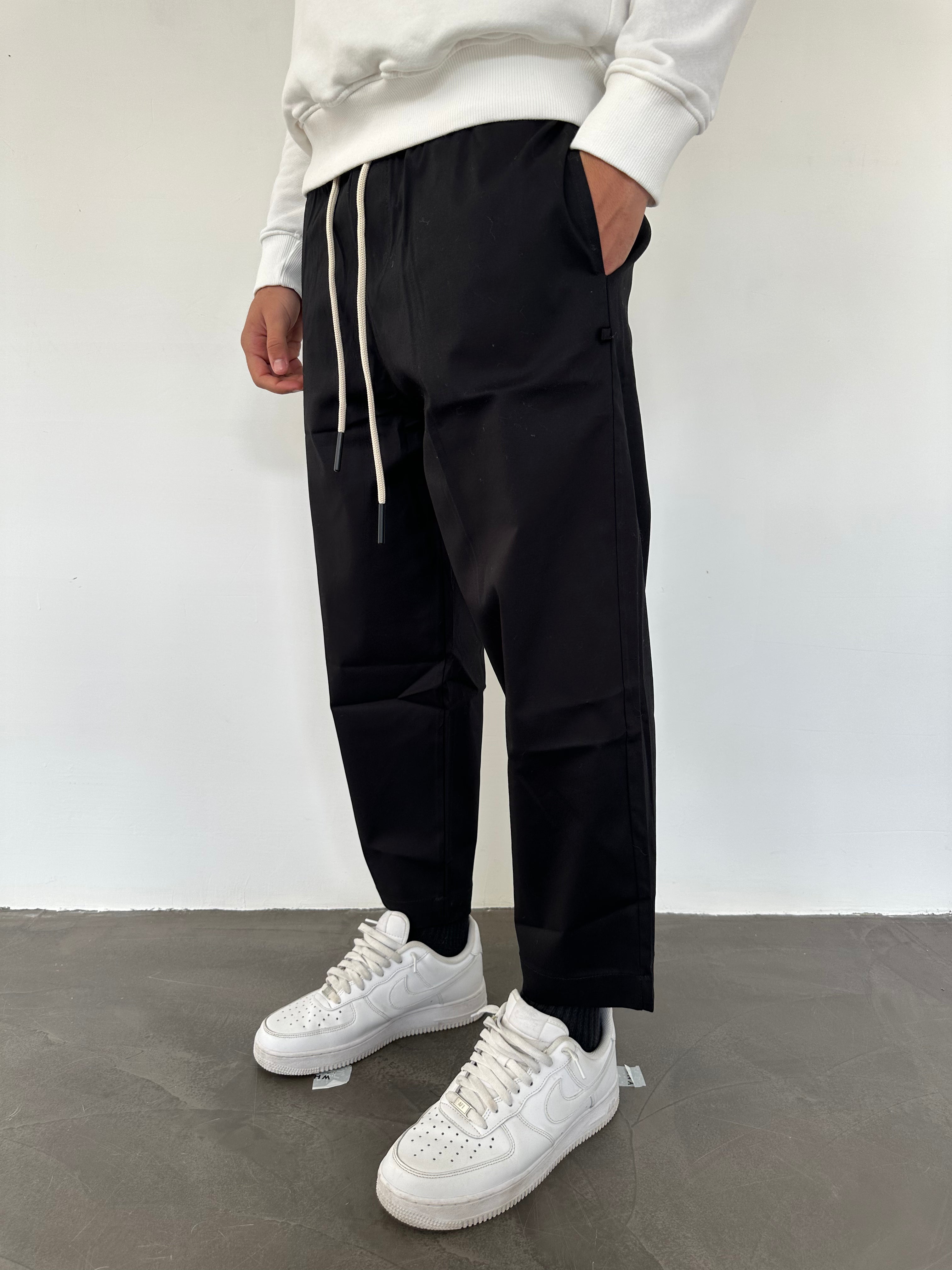 PANTALONE GABA SHIBUYA Why Not Brand NERO