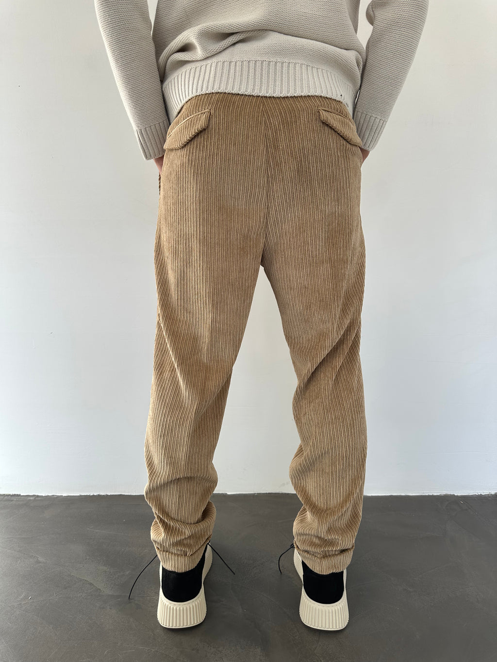 PANTALONE NEWMAN VELVET Why Not Brand BEIGE