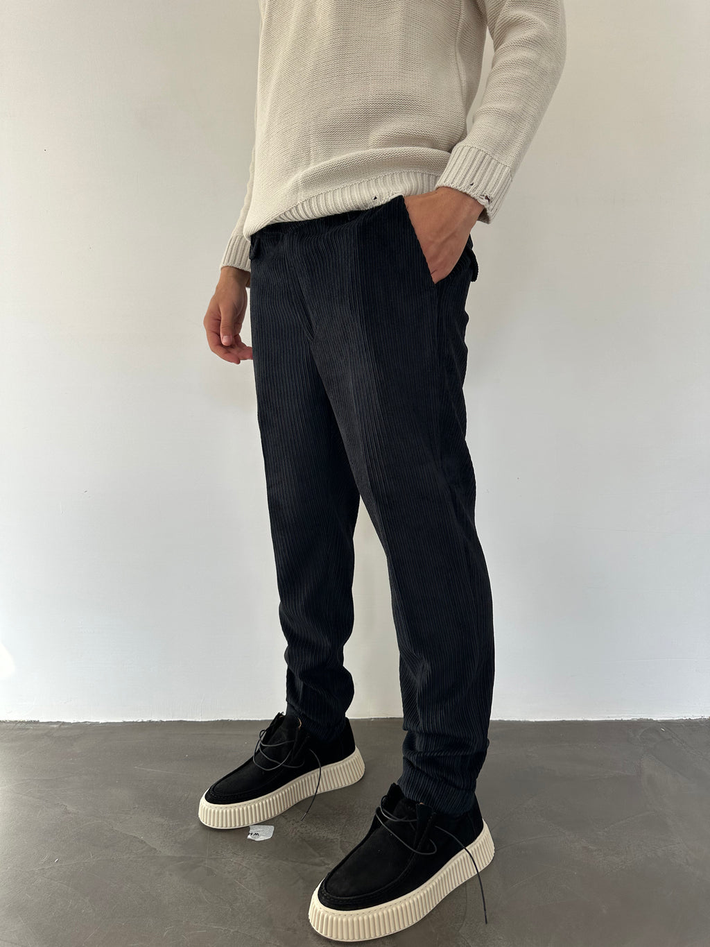 PANTALONE NEWMAN VELVET Why Not Brand BLU