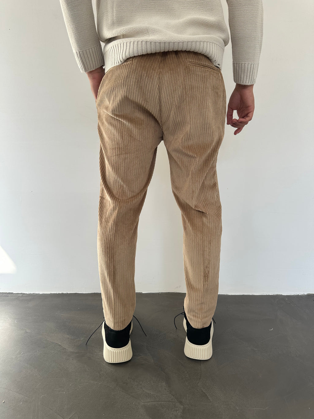 PANTALONE NEWMAN VELVET Why Not Brand BEIGE