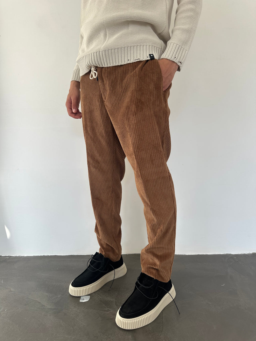 PANTALONE NEWMAN VELVET Why Not Brand CAFFÈ