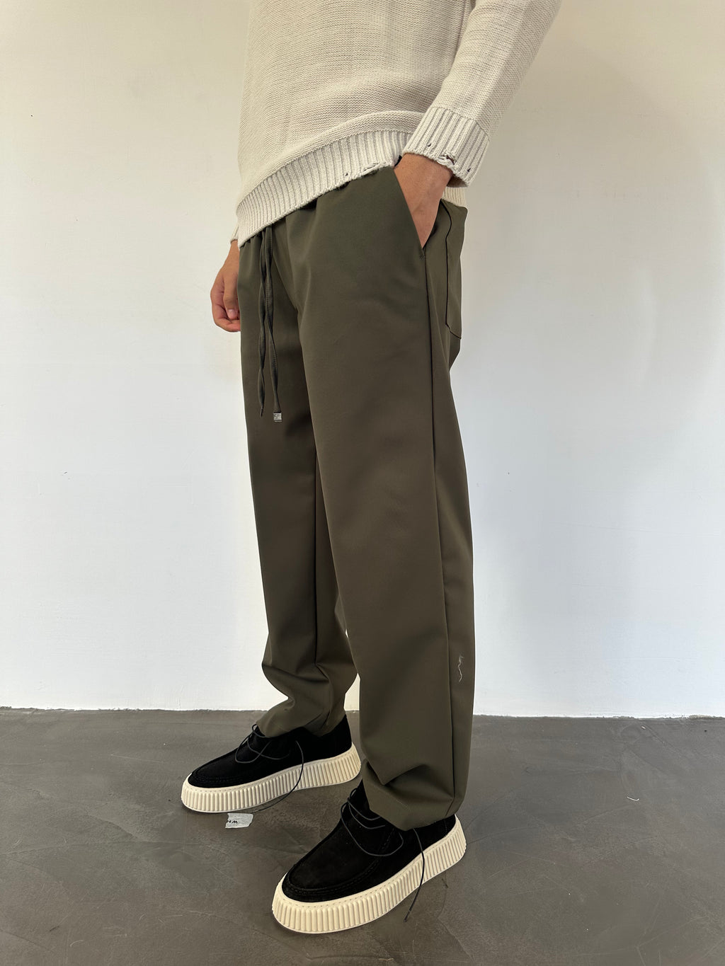 PANTALONE PINKO Why Not Brand VERDE/MILITARE