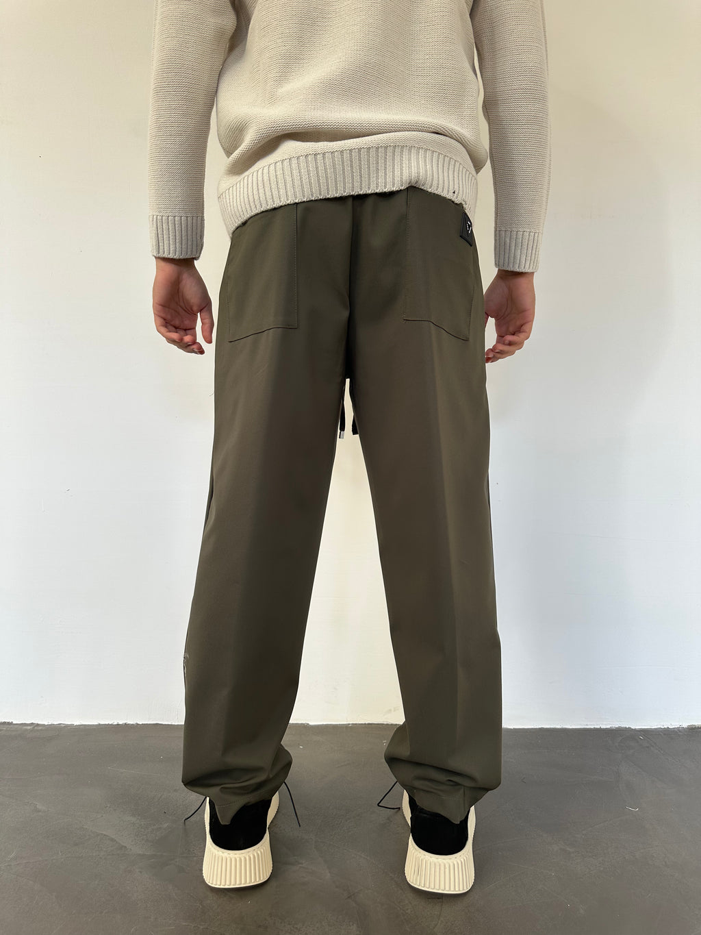PANTALONE PINKO Why Not Brand VERDE/MILITARE