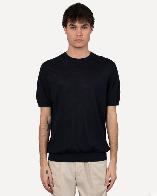 Tee in filo girocollo