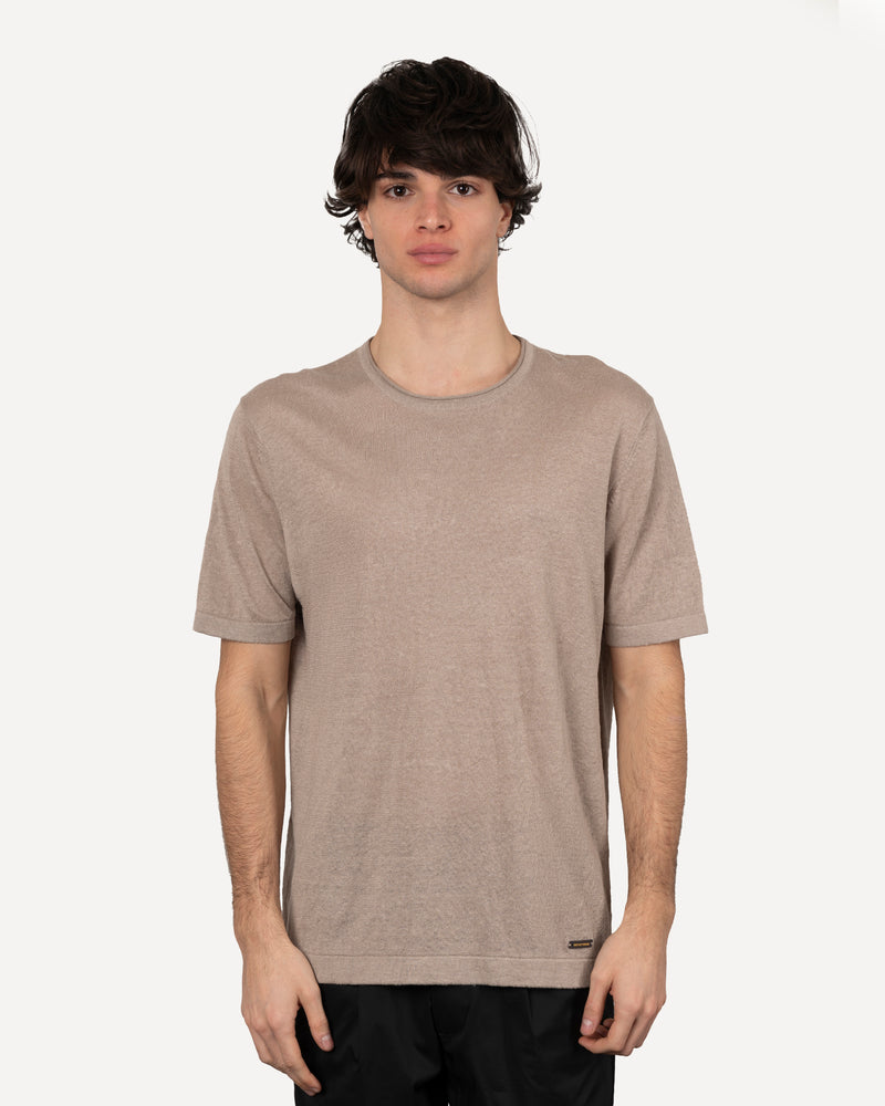 Tee in filo girocollo