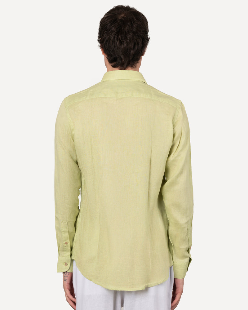 Camicia in lino collo italiano