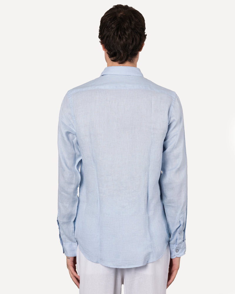 Camicia in lino collo italiano