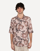 Camicia a fantasia con fiori