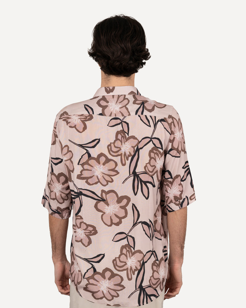 Camicia a fantasia con fiori
