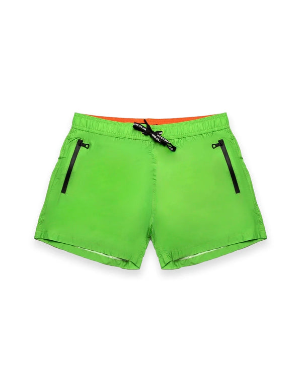 Costume con tasche termosaldate Verde Fluo