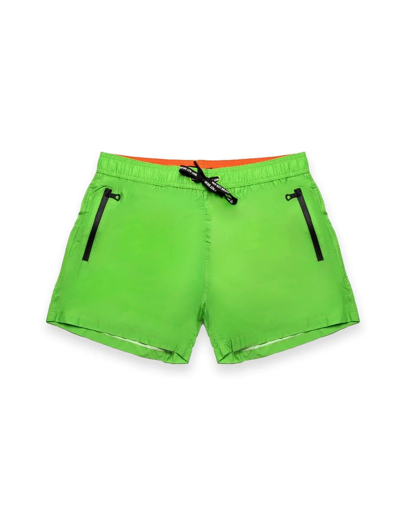 Costume con tasche termosaldate Verde Fluo