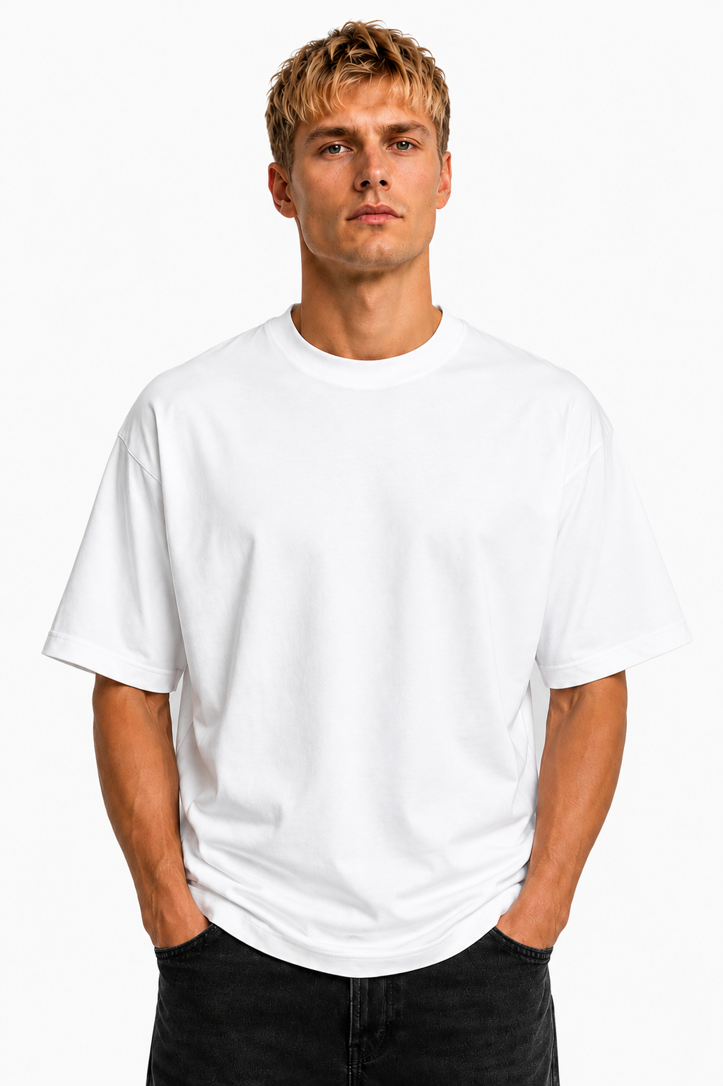T SHIRT BASIC OVER SIZE IN 100% COTONE AMERICANO