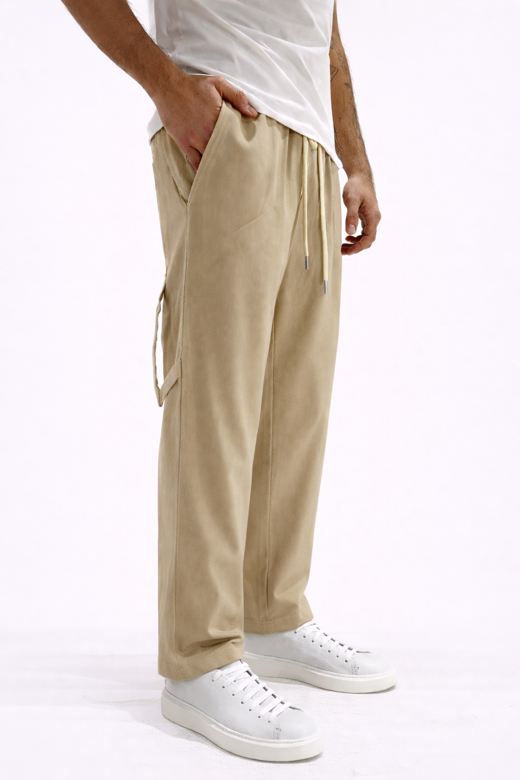 PANTALONE NIGATA COMFORT FIT CON LACCIO