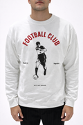 FELPA GIROCOLLO CON STAMPA FOOTBALL CLUB