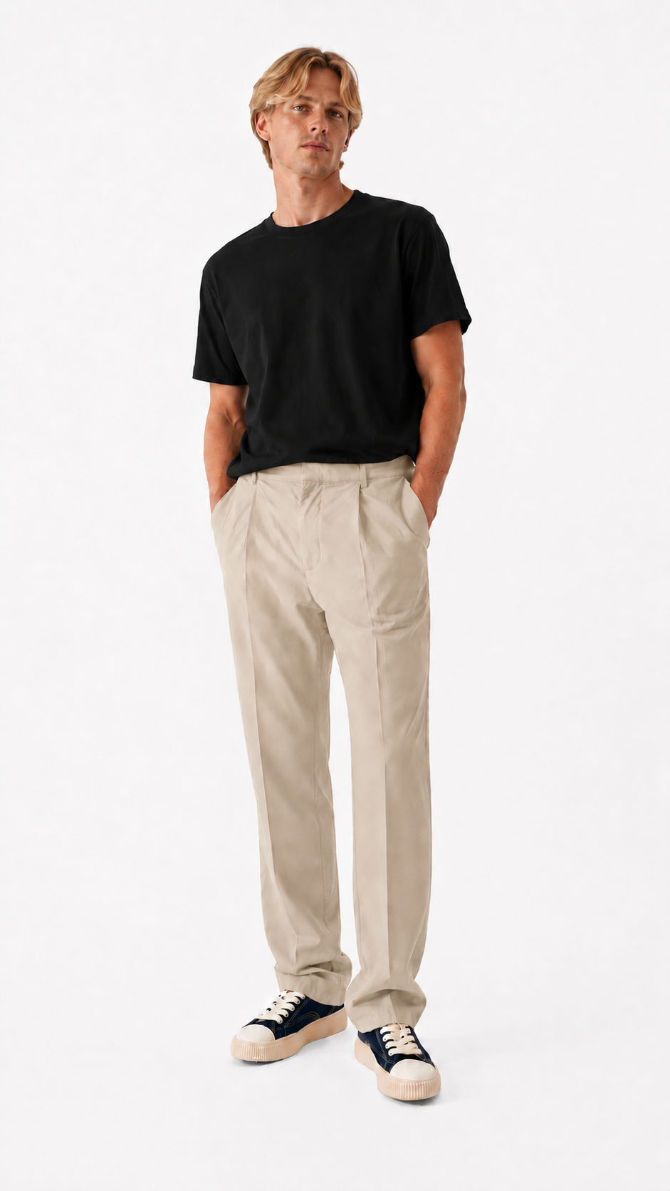 PANTALONE  IN FRESCO COTONE GULLIT
