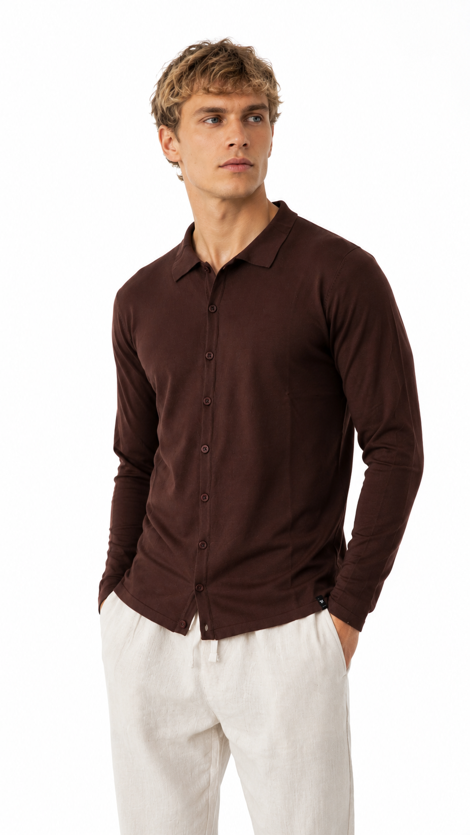 POLO IN CAMICIA MANICA LUNGA