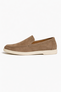 MOCASSINO TULUM IN CAMOSCIO TAUPE