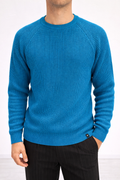 MAGLIONE GIROCOLLO CON SPACCHETTI LATERALI