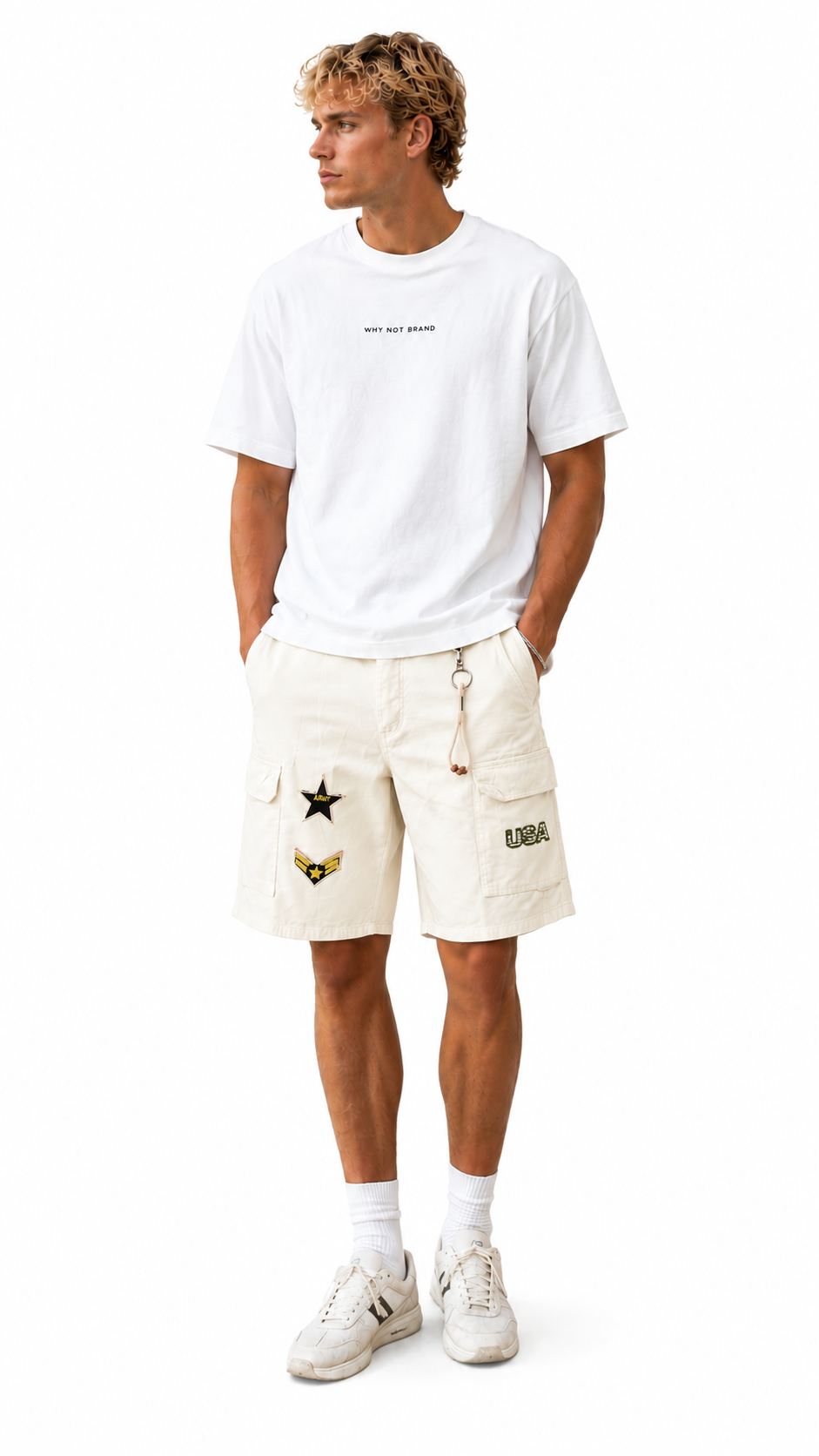 BERMUDA TASCONI CON PATCH