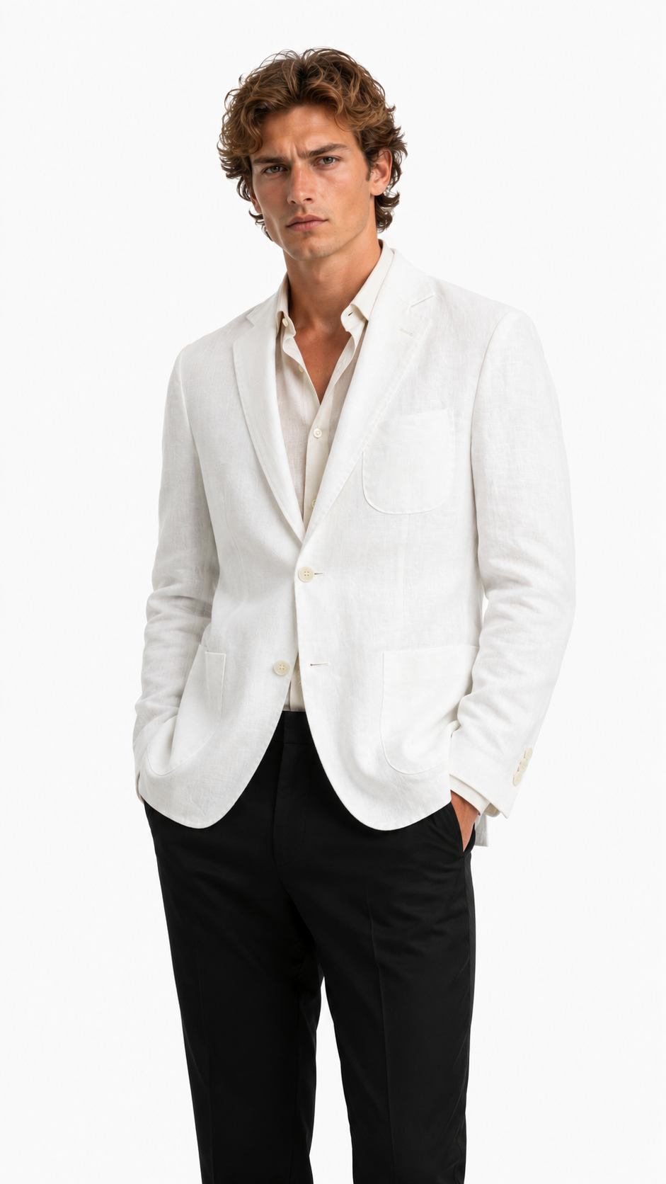 GIACCA SARTORIALE IN 100% LINO