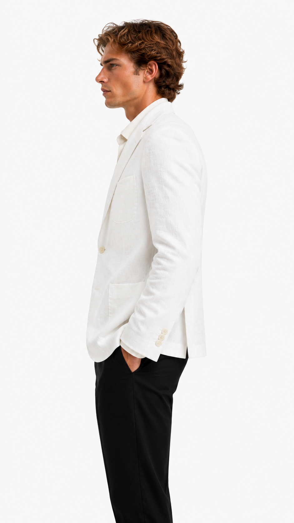 GIACCA SARTORIALE IN 100% LINO