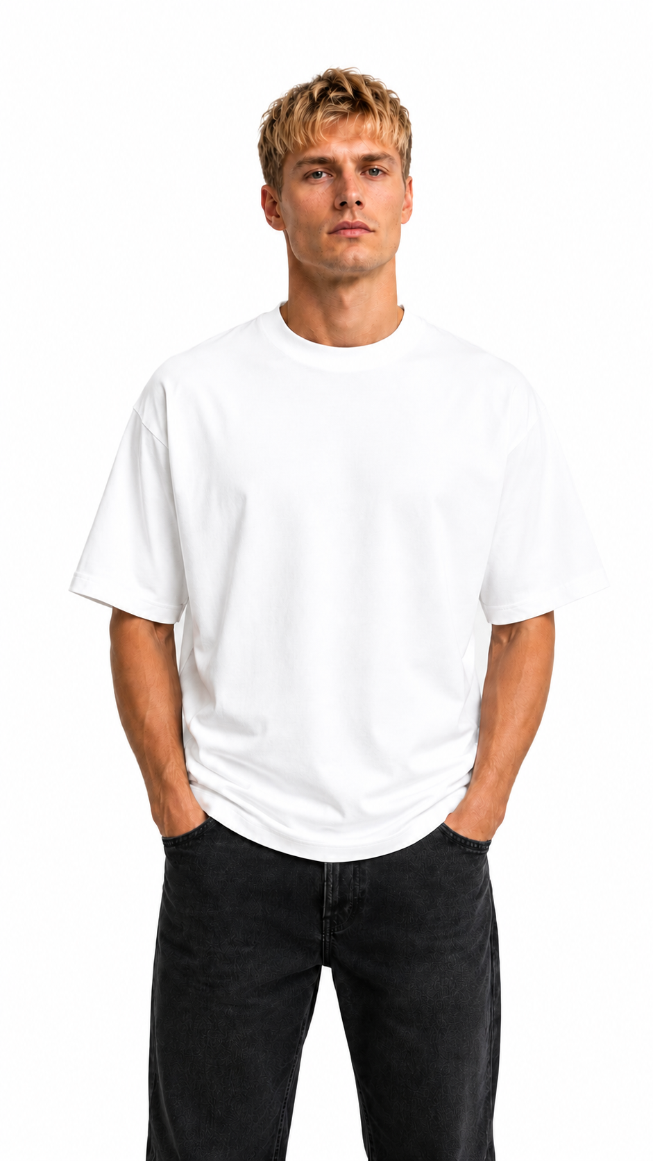 T SHIRT BASIC OVER SIZE IN 100% COTONE AMERICANO