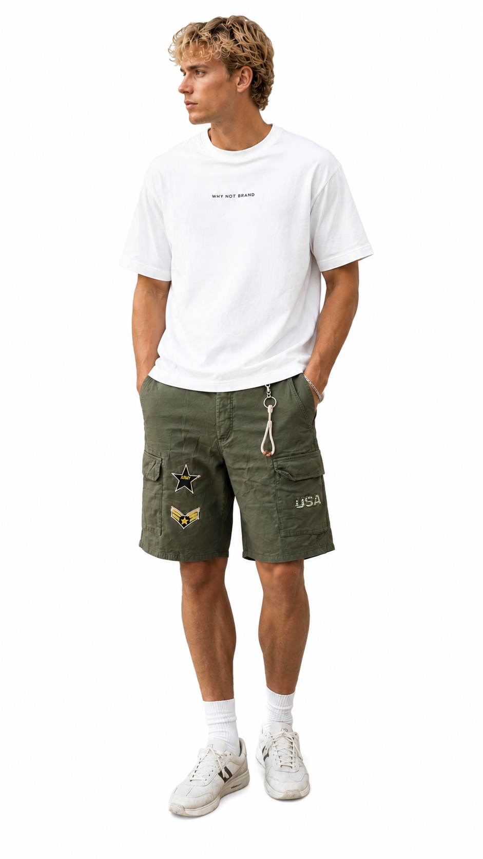 BERMUDA TASCONI CON PATCH