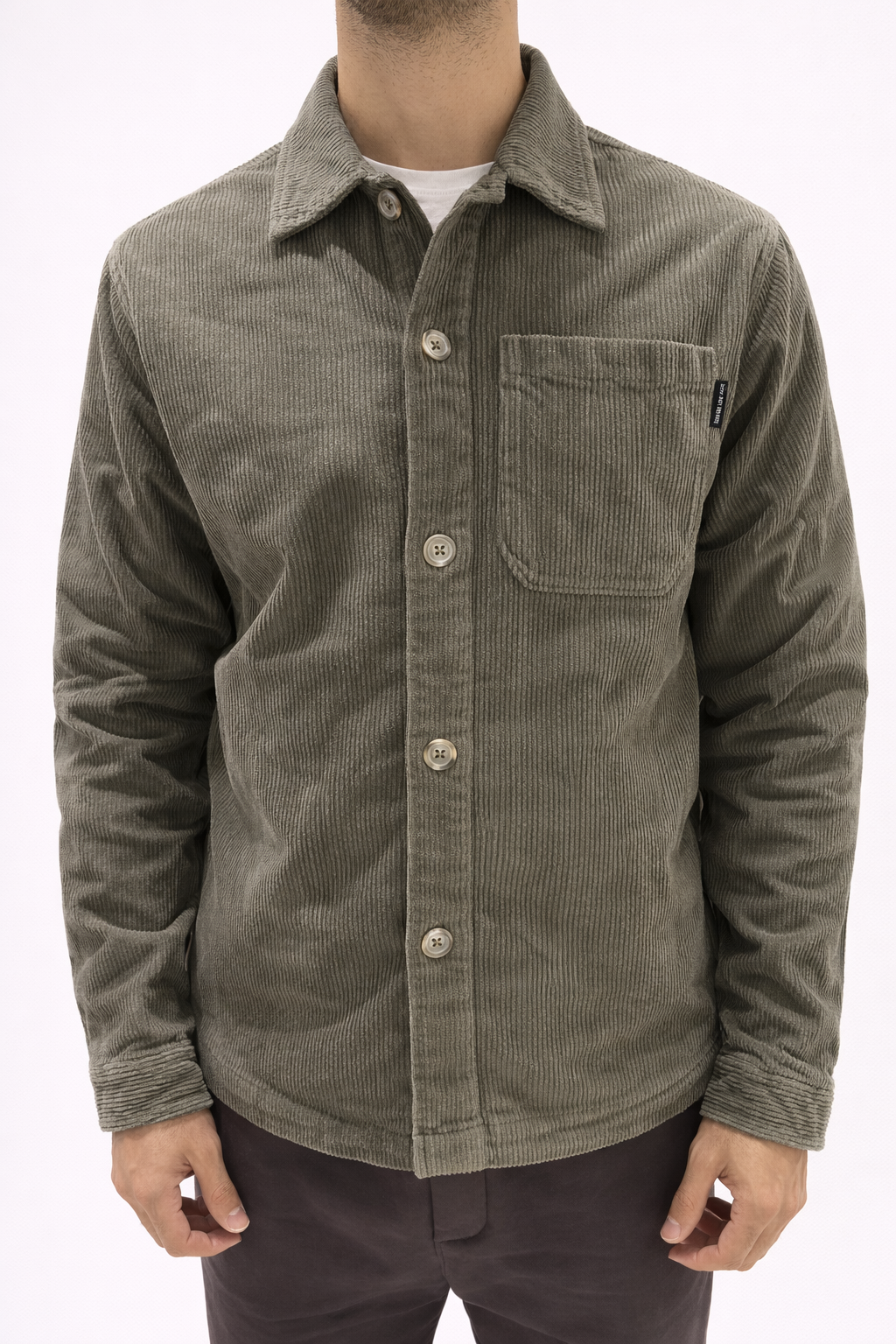 CAMICIA IN VELLUTO CON BOTTONI