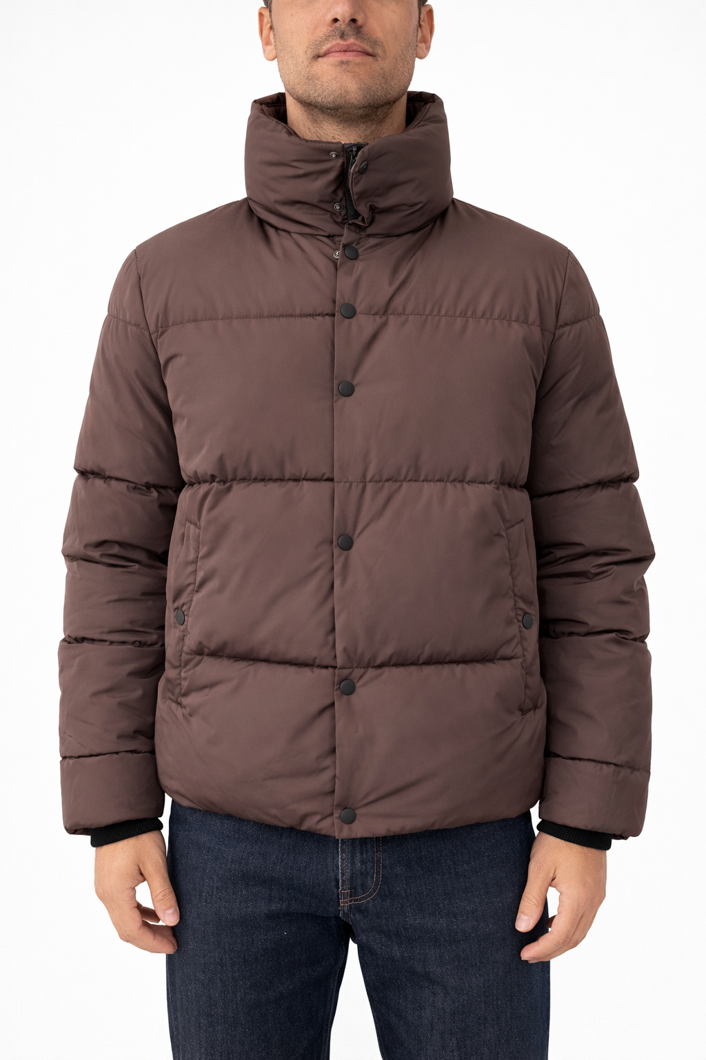 BOMBER CON ZIP E BOTTONI