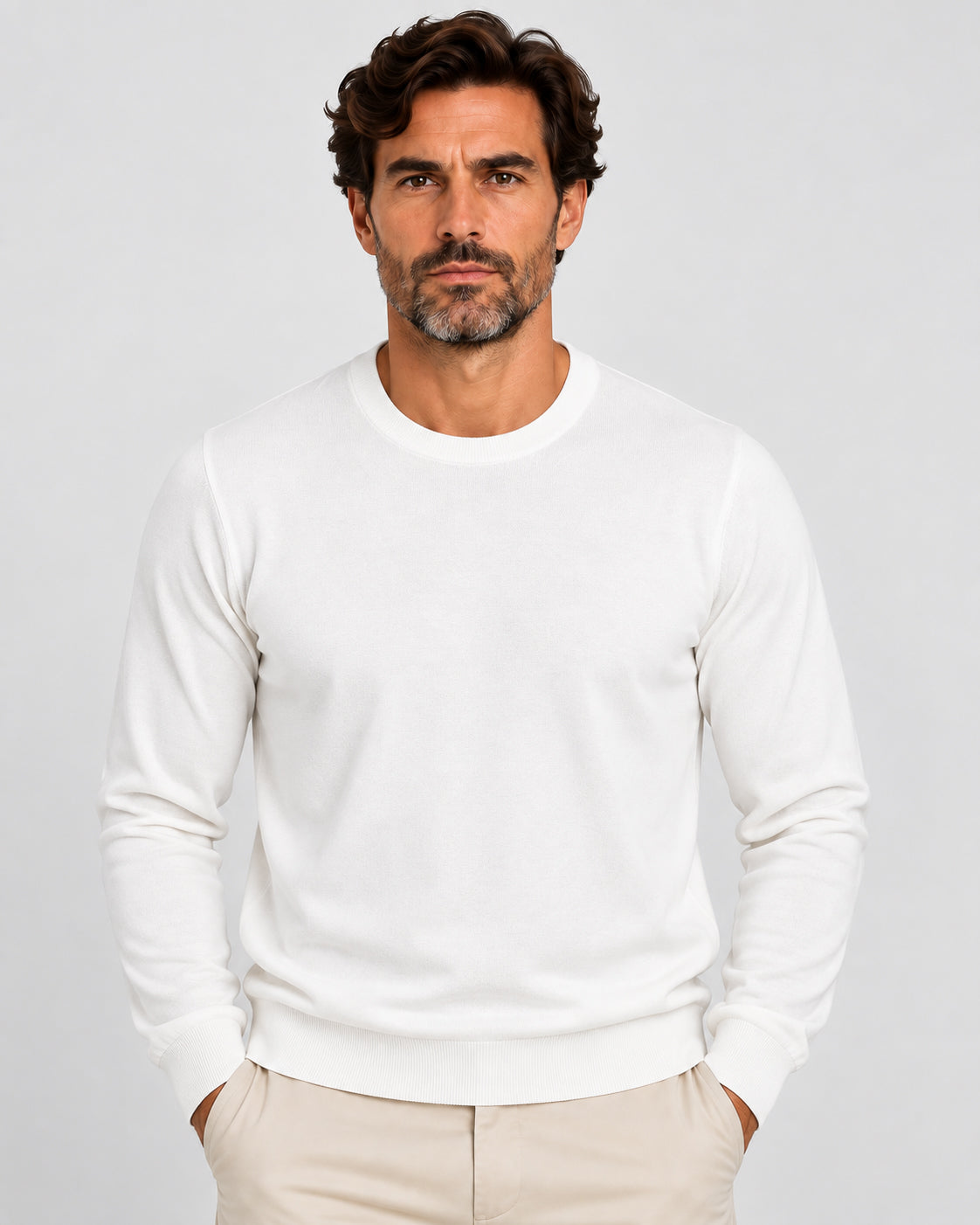 MAGLIONE GIROCOLLO IN FILO