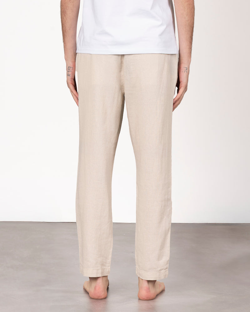Pantalone in lino con laccio