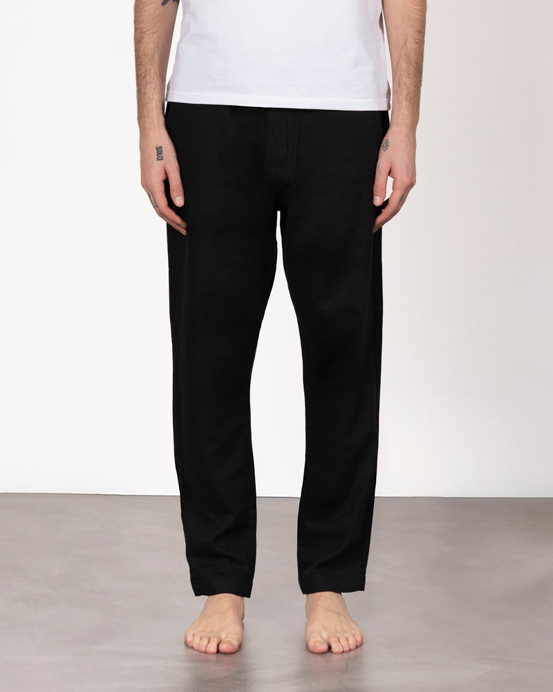 Pantalone in lino con laccio