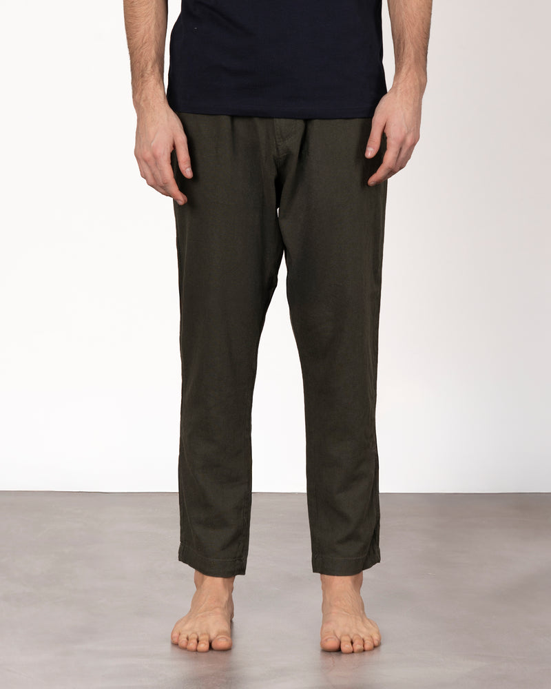 Pantalone in lino con laccio