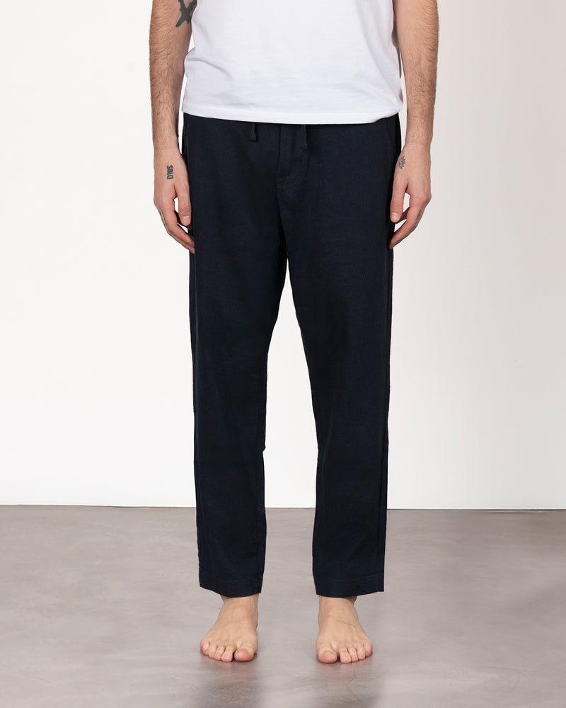 Pantalone in lino con laccio
